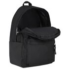 حقيبة ظهر بشعار سمايلي باللون الأسود, 1, hi-res