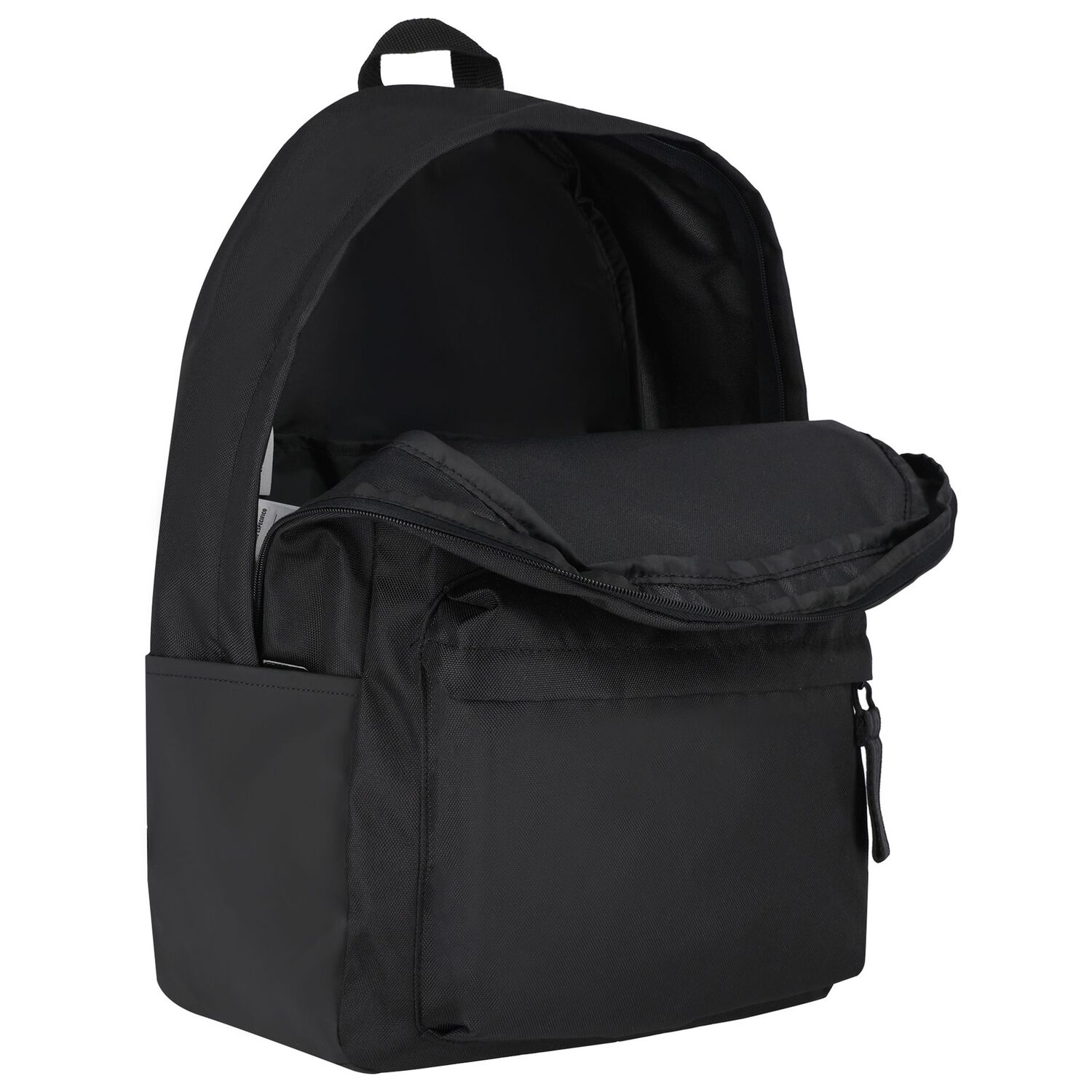 حقيبة ظهر بشعار سمايلي باللون الأسود, 1, hi-res