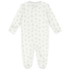 Baby Boys White Polo Bear Babygrow, 1, hi-res