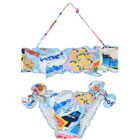 مايوه بنات بكيني باللون الأزرق, 1, hi-res