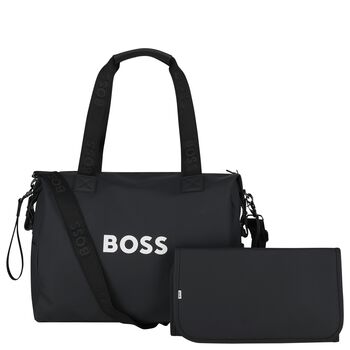 Black Logo Baby Changing Bag