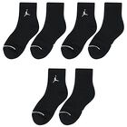 Black Jordan Logo Socks ( 3-Pack ), 1, hi-res