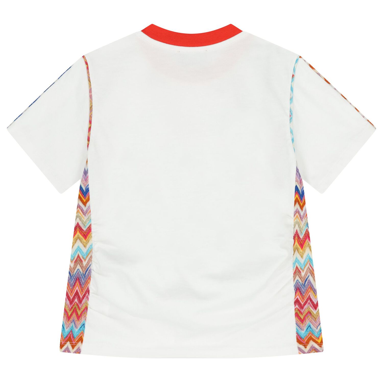 تيشيرت بنات بالشعار باللون الابيض , 1, hi-res