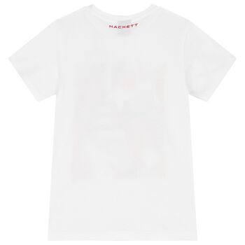 Boys White Logo T-Shirt