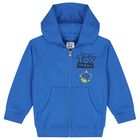 Boys Blue Toy Story Disney Hooded Zip Up Top, 1, hi-res