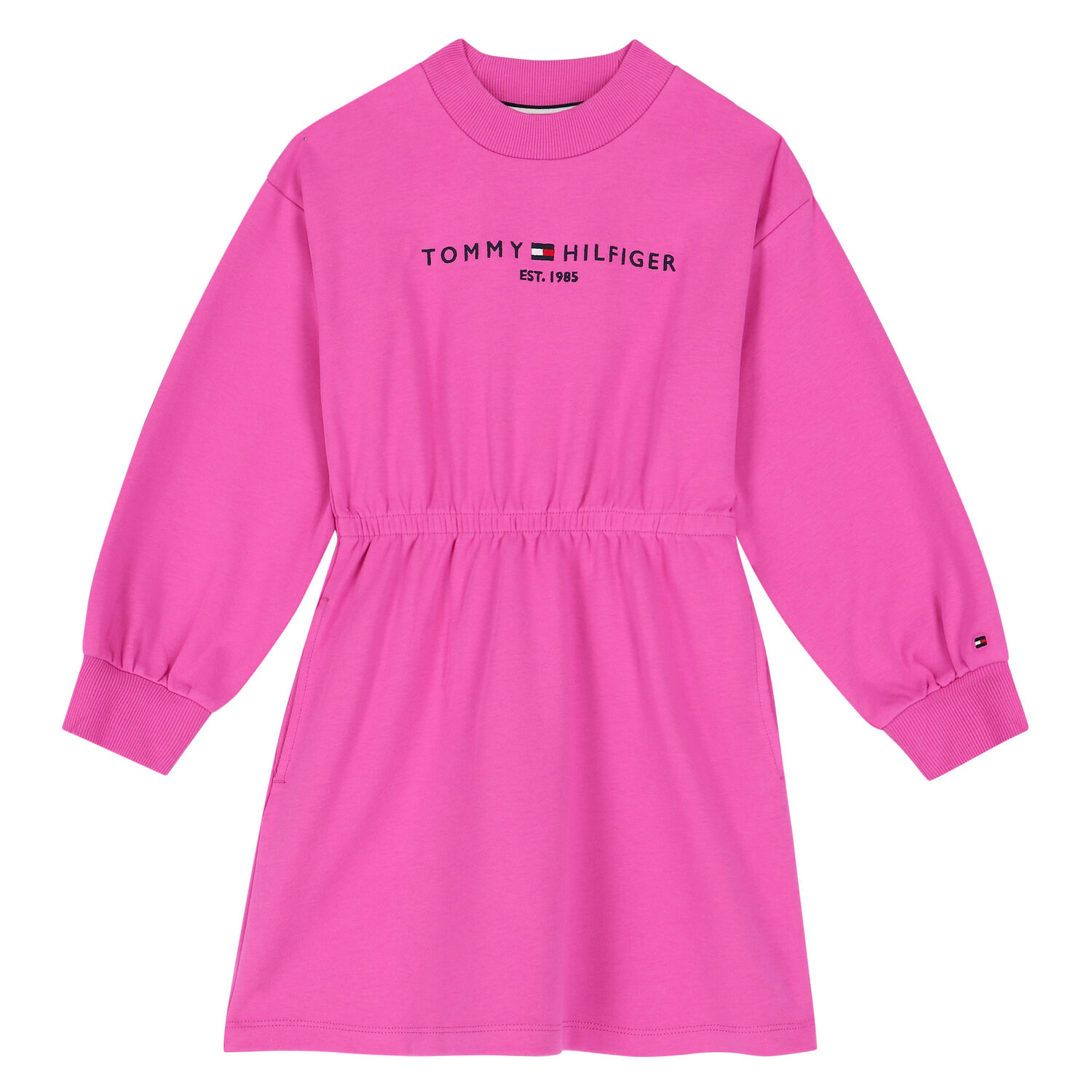 Girls Pink Logo Dress, 2, hi-res image number null