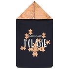 Navy Blue & Beige Geo Map Baby Nest, 1, hi-res