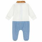 افرول باللون الابيض والازرق للاولاد, 1, hi-res