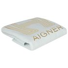 Baby Boys Blue & Gold Logo Baby Blanket, 2, hi-res