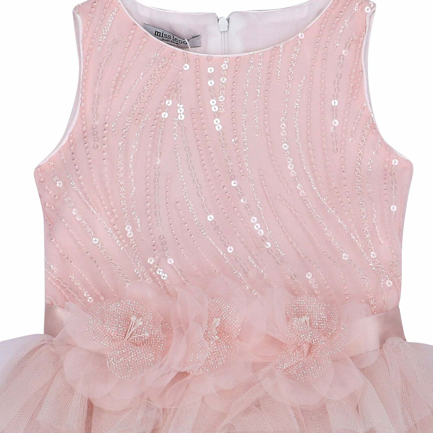 Girls Pink Embellished Dress, 1, hi-res image number null