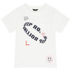 طقم شورت اولاد بالشعار  باللون الأبيض والأحمر , 4, hi-res