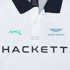 تيشيرت بولو بالشعار باللون الابيض والرمادي للاولاد, 1, hi-res