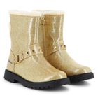 Girls Gold Glitters Boots, 1, hi-res