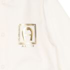 Ivory & Gold Logo Babygrow, 1, hi-res
