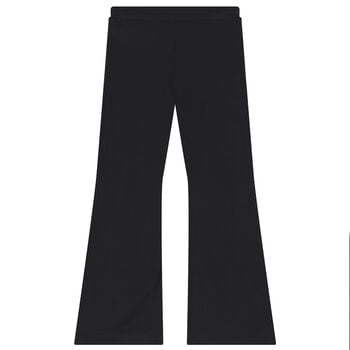 Girls Black Logo Leggings