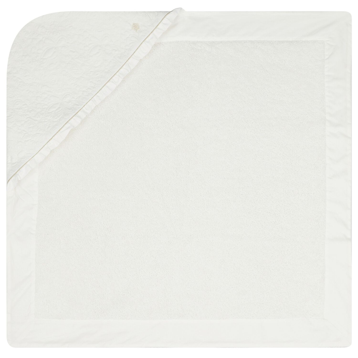 Ivory & Gold D&eacute;licatess  Baby Hooded Towel, 1, hi-res
