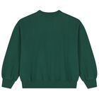 Girls Green Logo Sweatshirt, 1, hi-res