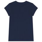 Girls Blue Logo T-Shirt, 1, hi-res