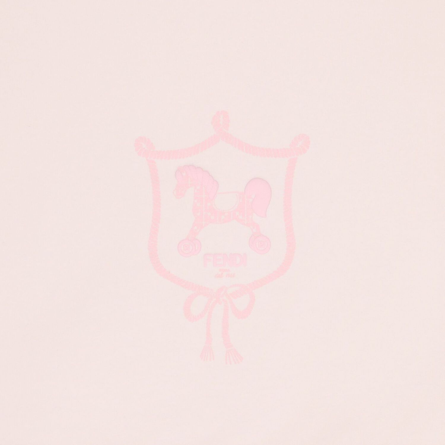 Baby Girls Pink Logo Baby Blanket, 1, hi-res