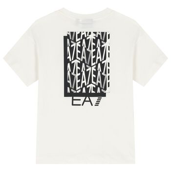 Boys White Logo T-Shirt
