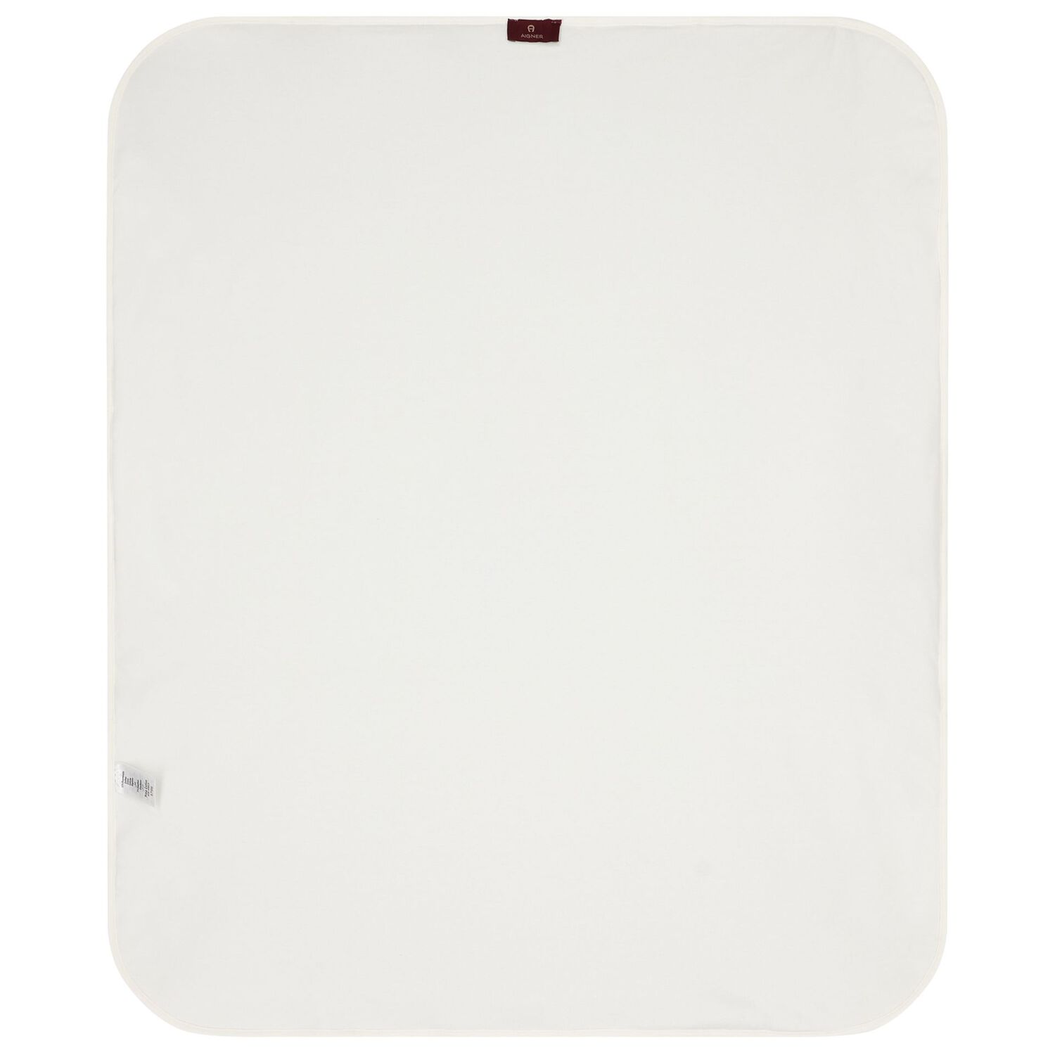 Ivory & Beige Teddy Bear Logo Baby Blanket, 1, hi-res