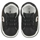 حذاء أيكونيك كارل أسود للأولاد قبل المشي, 1, hi-res