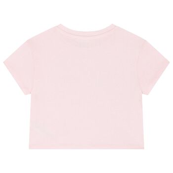 Girls Pink Logo T-Shirt