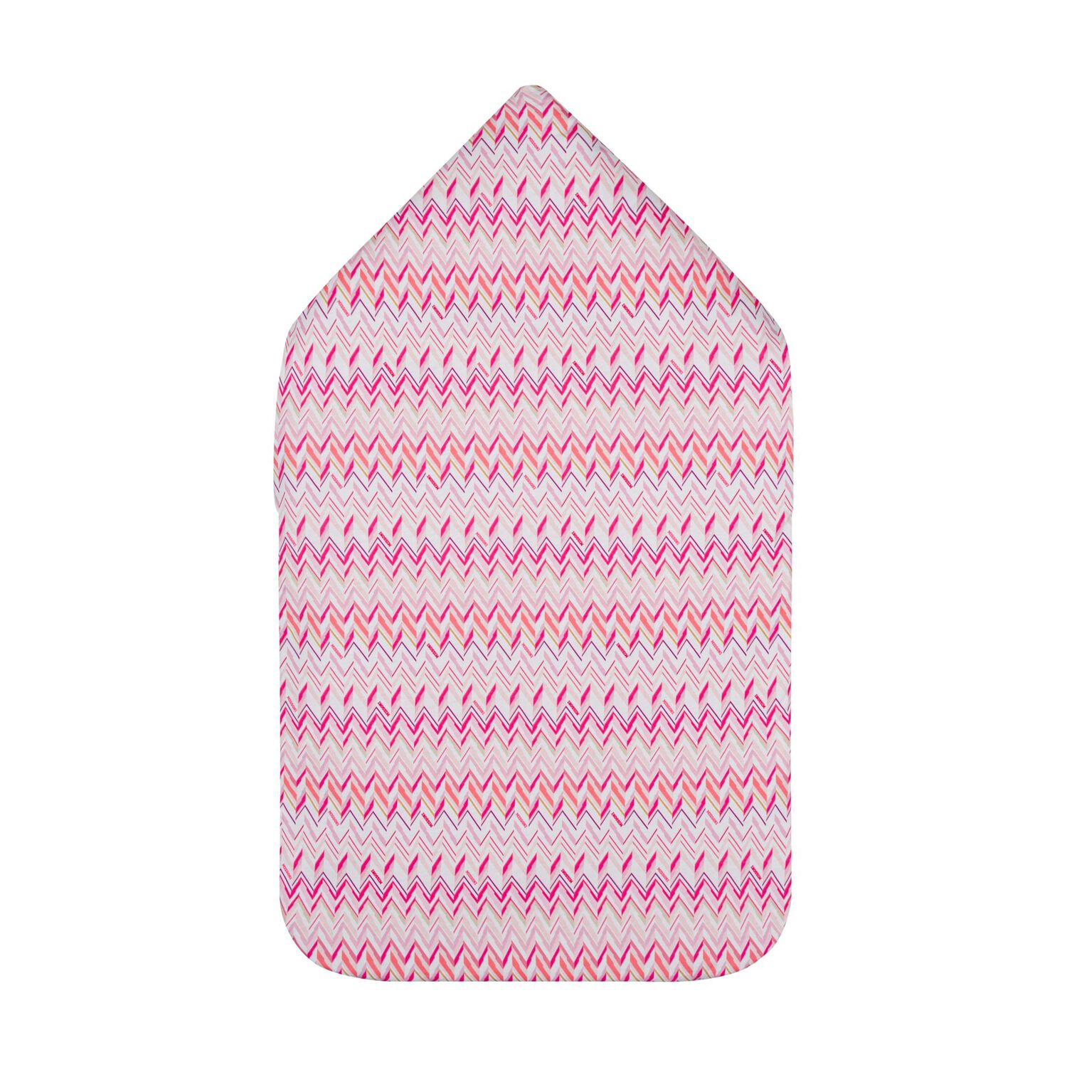 Baby Girls Pink & White Zig Zag Nest, 1, hi-res