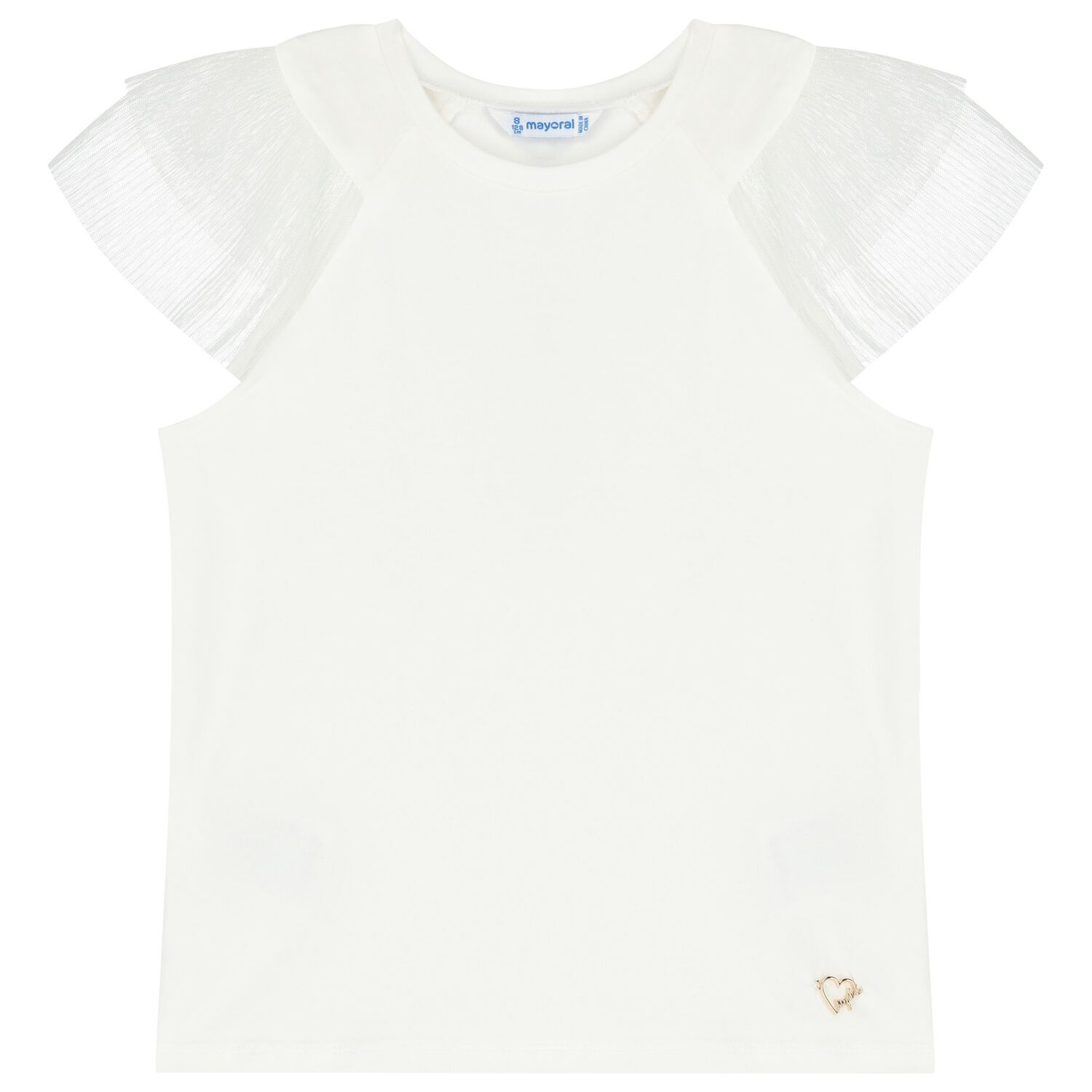 توب بنات تول باللون العاجي, 2, hi-res image number null