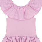 Girls Pink Ruffled Dresses, 1, hi-res