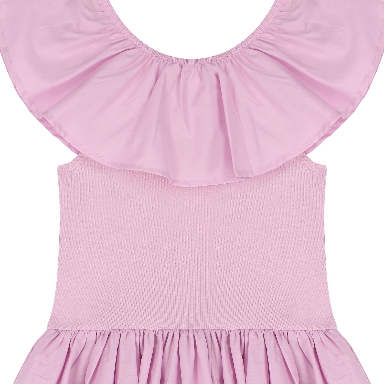 Girls Pink Ruffled Dresses, 1, hi-res