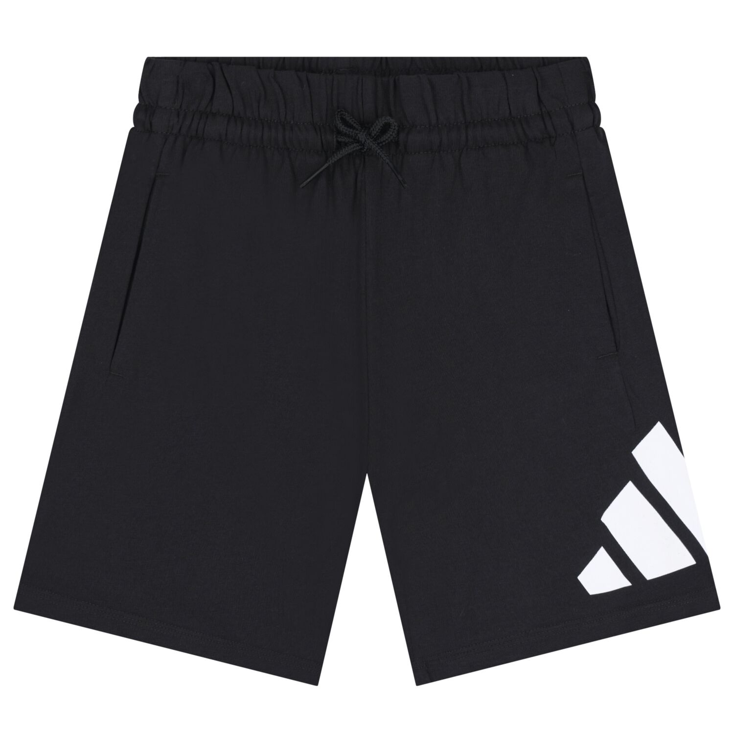 Black Logo Shorts, 1, hi-res