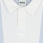 طقم شورت محبوك أبيض وأزرق للأولاد الرضع, 2, hi-res