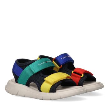 Boys Multi-Coloured Logo Sandals