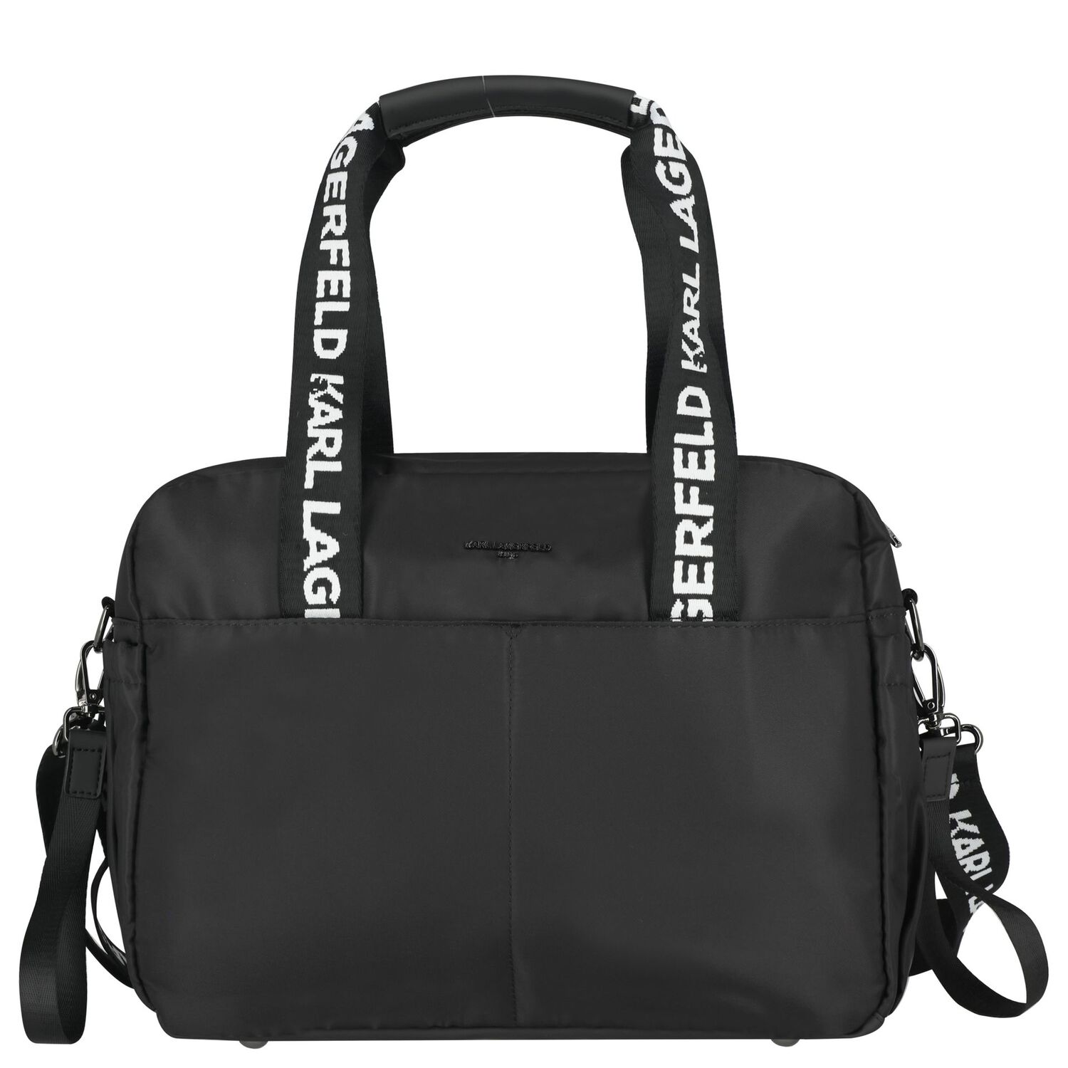 حقيبة تغيير  بالشعار باللون الأسود, 1, hi-res