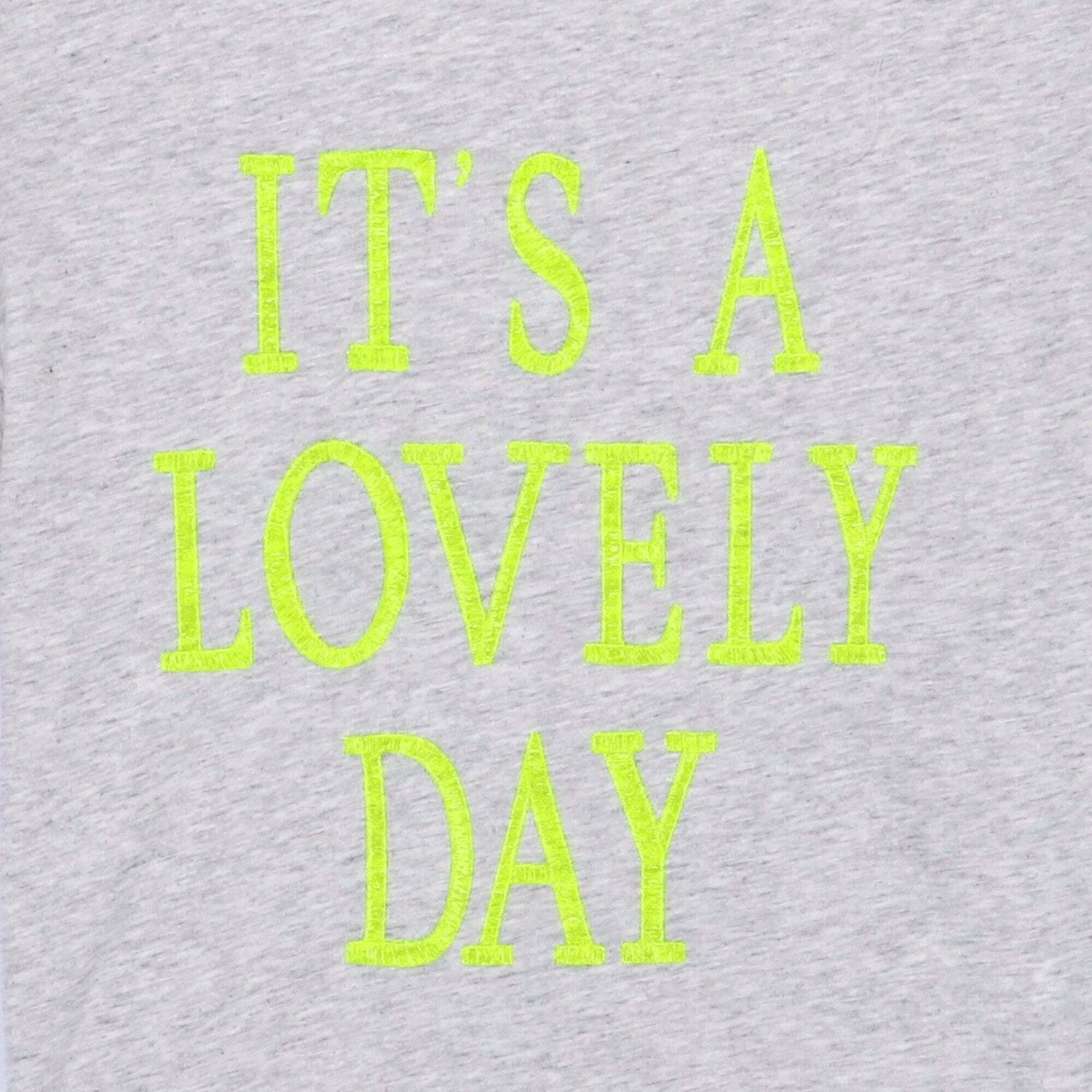 تيشيرت بناتي مطرزة باللون الرمادي, 1, hi-res