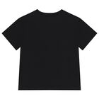 Girl Black Logo T-Shirt, 2, hi-res