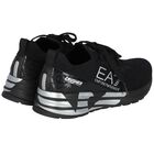 حذاء رياضى بالشعار باللون الأسود, 1, hi-res