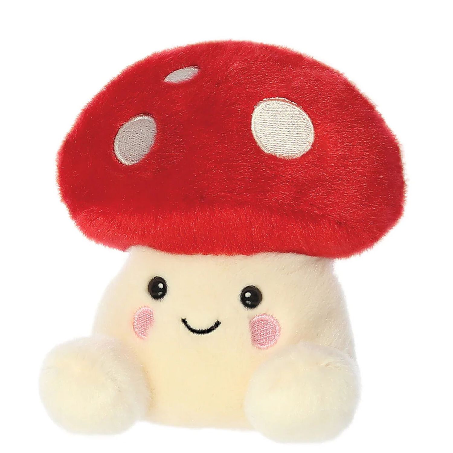 Palm Pals Ivory & Red Amanita Mushroom Soft Toy ( 13cm ), 1, hi-res