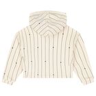 توب بنات هودي  بالشعار باللون العاجى, 1, hi-res