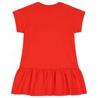 Girls Red Logo Tiger Dress, 1, hi-res