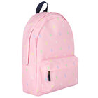 Girls Pink Logo Backpack, 2, hi-res