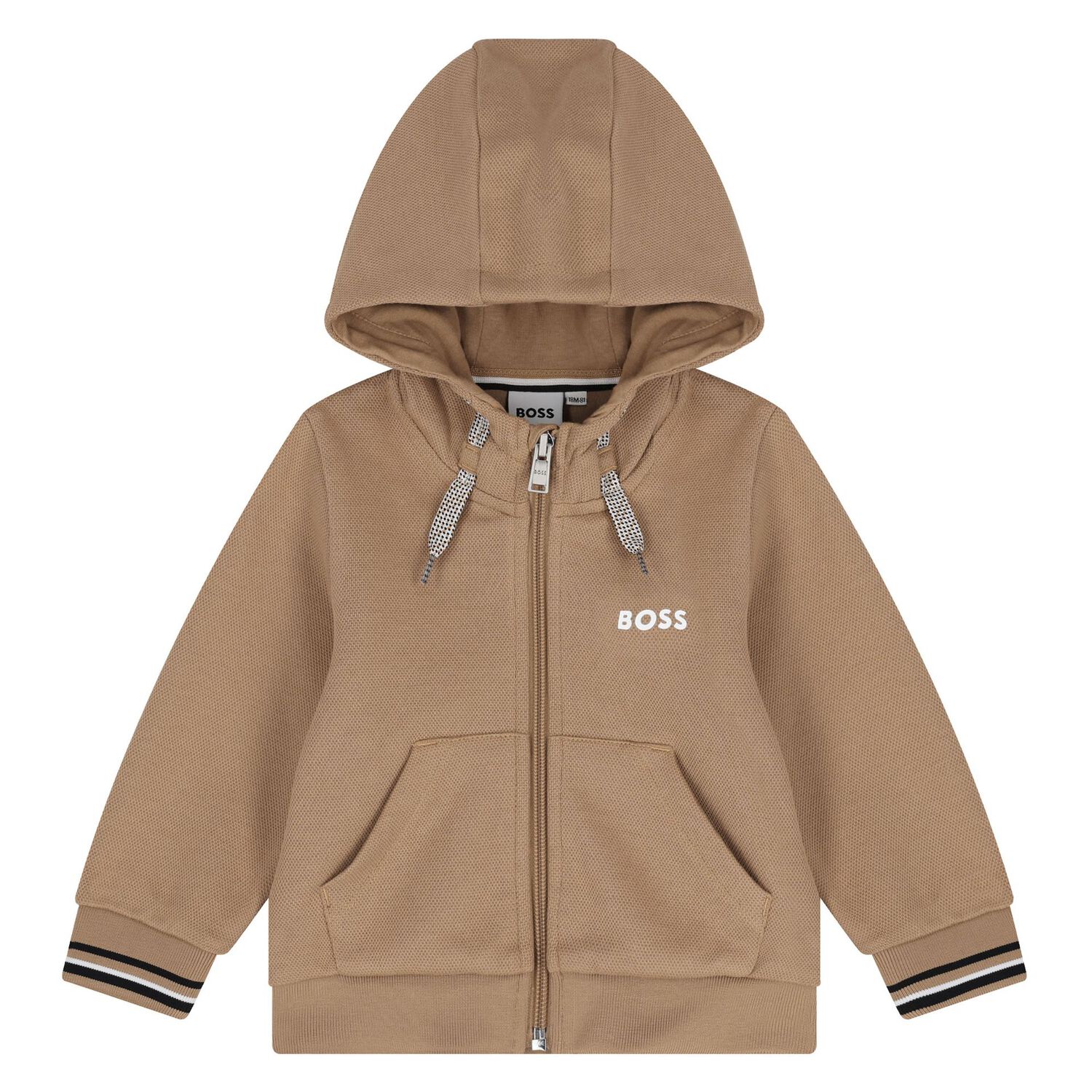 بدله رياضيه للاولاد بالشعار باللون البيج , 1, hi-res image number null