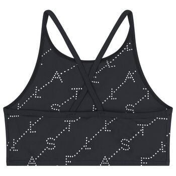 Girls Black Logo Top