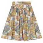 Girls Multi-Colored Shooting Stars Skirt, 1, hi-res