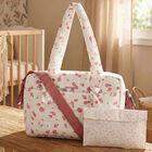 Baby Girls White & Pink Waterproof Baby Changing Bag, 2, hi-res