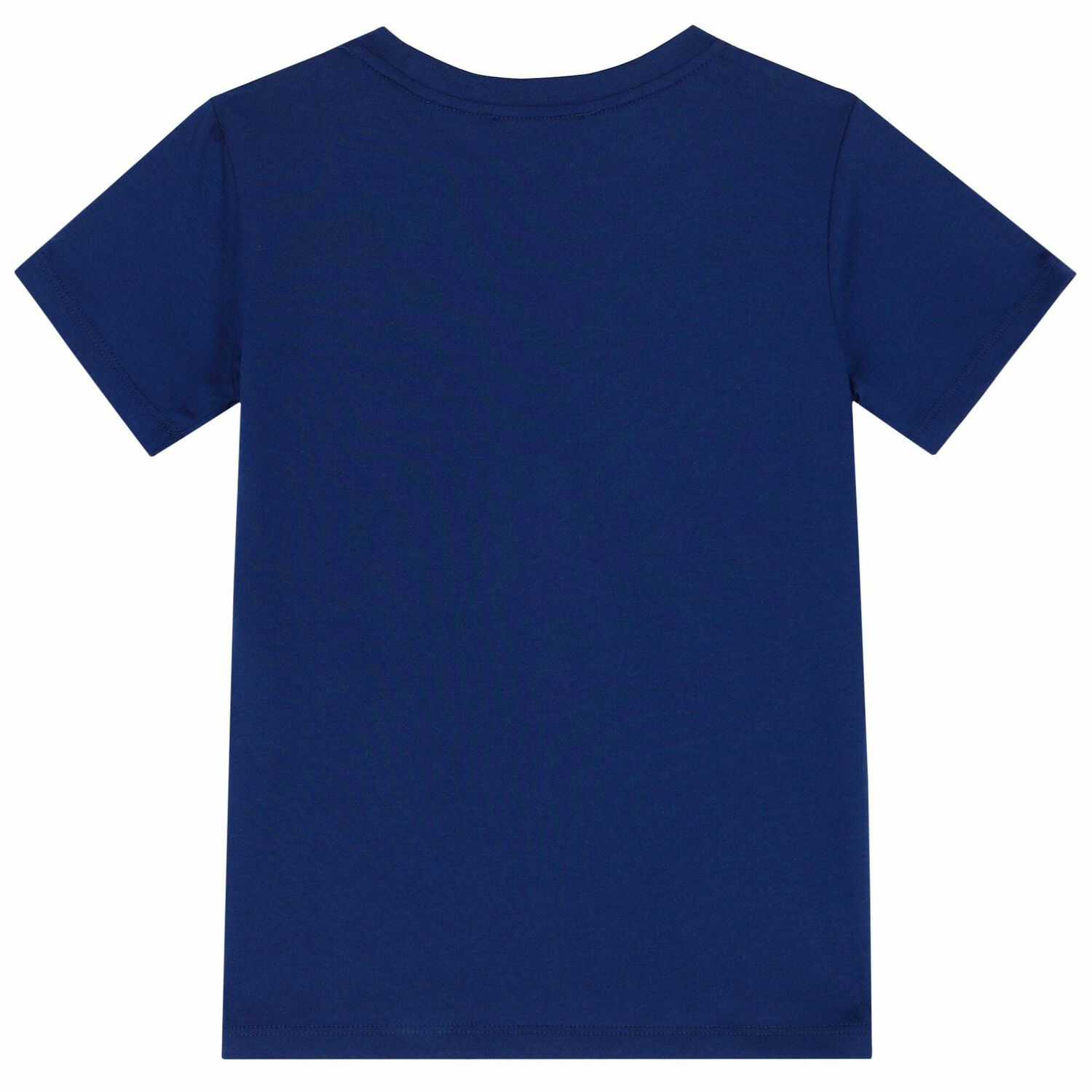 تيشيرت بالشعار باللون الازرق للاولاد, 1, hi-res