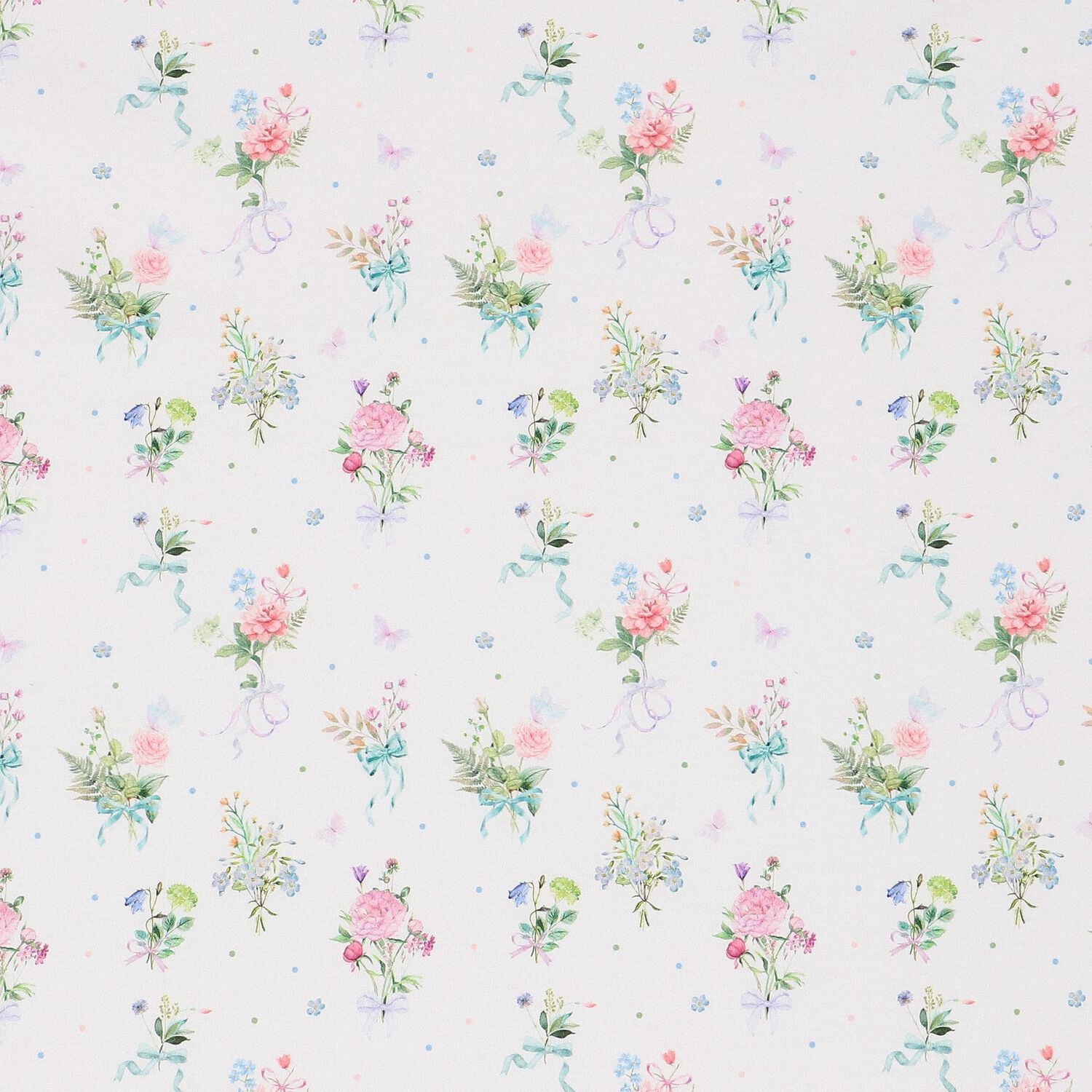 Baby Girls Pink Floral Blanket, 1, hi-res