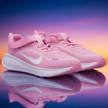 Girls Pink Logo Stellar Ride Trainers