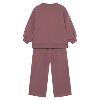 Girls Pink Puppy Tracksuit